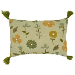 Saro Lifestyle Saro Lifestyle Floral Design Embroidered Pillow Cover 8 Saro Lifestyle Saro Lifestyle Floral Design Embroidered Pillow Cover -Safavieh Store GUEST 95592e42 707b 4ea7 9878 4edd3564ddca