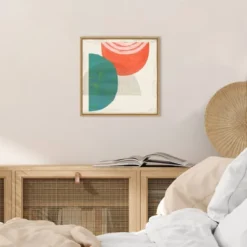 16" X 16" Chipper IV By Tom Reeves Framed Canvas Wall Art - Amanti Art -Safavieh Store GUEST 9661d00a 96c2 42ed 8677 c3ff52f3ebd2