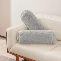 Cheer Collection Set Of 2 Shaggy Long Hair Bolster Pillows (8" X 24") 30 Cheer Collection Set Of 2 Shaggy Long Hair Bolster Pillows (8" X 24") -Safavieh Store GUEST 9728d5e6 827f 421c ad5f f258b1f965a0