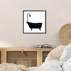 16" X 16" Bathroom Puns II No Words By Becky Thorns Framed Canvas Wall Art Black - Amanti Art 9 16" X 16" Bathroom Puns II No Words By Becky Thorns Framed Canvas Wall Art Black - Amanti Art -Safavieh Store GUEST 972e80c4 c35f 40ca b80a 353c605b2924