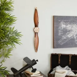Metal Airplane Propeller 2 Blade Wall Decor With Aviation Detailing - Olivia & May 12 Metal Airplane Propeller 2 Blade Wall Decor With Aviation Detailing - Olivia & May -Safavieh Store GUEST 973414ba 9f9a 4b99 89fe c78e5287d887