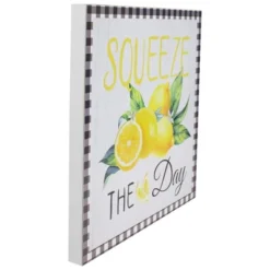 Northlight White And Black Gingham "Squeeze The Day" Decorative Lemon Wall Art 13.75" 5 Northlight White And Black Gingham "Squeeze The Day" Decorative Lemon Wall Art 13.75" -Safavieh Store GUEST 9b318db5 decb 47af 9bd8 40d0476a655d
