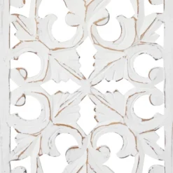 Wood Floral Handmade Intricately Carved Wall Decor Set Of 3 White - Olivia & May 25 Wood Floral Handmade Intricately Carved Wall Decor Set Of 3 White - Olivia & May -Safavieh Store GUEST 9cf2aade efd7 4862 98f6 902af7444e59