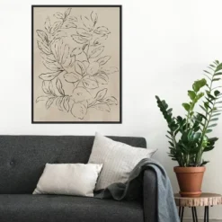 22" X 30" Outlined Leaves I By Asia Jensen Framed Canvas Wall Art Black - Amanti Art 15 22" X 30" Outlined Leaves I By Asia Jensen Framed Canvas Wall Art Black - Amanti Art -Safavieh Store GUEST 9f8870cb 242c 4660 8247 07a6754dca7d