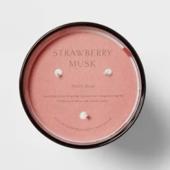 Colored Vase Glass With Dustcover Strawberry Musk Candle Red - Threshold™ 12 Colored Vase Glass With Dustcover Strawberry Musk Candle Red - Threshold™ -Safavieh Store GUEST a1481056 0056 434b 8190 eafa8bcfa251