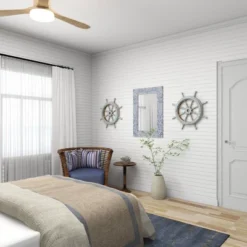 Wood Sail Boat Ship Wheel Wall Decor With Distressing Blue - Olivia & May 32 Wood Sail Boat Ship Wheel Wall Decor With Distressing Blue - Olivia & May -Safavieh Store GUEST a1d2ece1 af68 4475 9d28 2787d7f4c8a8