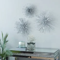 Set Of 3 Metal Starburst Wall Decors With Orb Detailing - Olivia & May 21 Set Of 3 Metal Starburst Wall Decors With Orb Detailing - Olivia & May -Safavieh Store GUEST a38d8f64 1106 48ca b1c9 f80e43c27252