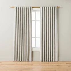 Heathered Slub Room Darkening Curtain Panel - Hearth & Hand™ With Magnolia -Safavieh Store GUEST a4a62756 feb2 4b16 a9a0 7820a44f7261