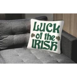 C&F Home 18" X 18" Luck Of The Irish Clover St. Patrick's Pillow 7 C&F Home 18" X 18" Luck Of The Irish Clover St. Patrick's Pillow -Safavieh Store GUEST a705ad35 08d6 44bc 823a 5f49c93f18b0