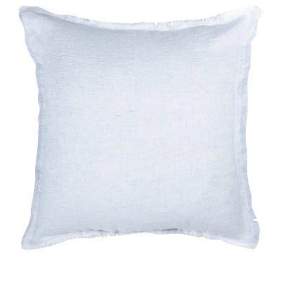 Sky Blue Crossdye Down Alternative So Soft Linen Pillow 8 Sky Blue Crossdye Down Alternative So Soft Linen Pillow - Image 6