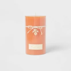 Ribbed Pillar Pumpkin Spice Candle - Threshold™ 12 Ribbed Pillar Pumpkin Spice Candle - Threshold™ -Safavieh Store GUEST a8a389a8 2349 43df a3c7 57f94581f426