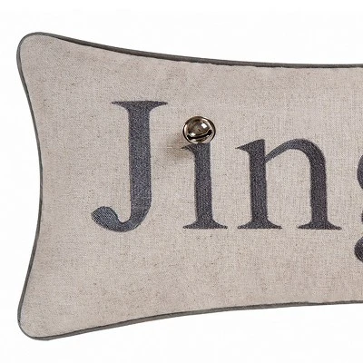 C&F Home 10" X 19" Jingle Embroidered Throw Pillow 4 C&F Home 10" X 19" Jingle Embroidered Throw Pillow - Image 2