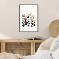 16" X 23" Folk Art Garden By Annie Bailey Art Framed Canvas Wall Art - Amanti Art 11 16" X 23" Folk Art Garden By Annie Bailey Art Framed Canvas Wall Art - Amanti Art -Safavieh Store GUEST a9492c6d fc99 497a ac59 c6f4a8304559