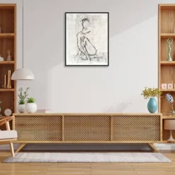 23" X 28" Embellished Contour Sketch II By Ethan Harper Framed Canvas Wall Art Print - Amanti Art 12 23" X 28" Embellished Contour Sketch II By Ethan Harper Framed Canvas Wall Art Print - Amanti Art -Safavieh Store GUEST a985d6b0 129b 421f a074 def8fb69a47e