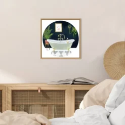 16" X 16" Homebody Collection C Bath By Victoria Borges Framed Canvas Wall Art Brown - Amanti Art 9 16" X 16" Homebody Collection C Bath By Victoria Borges Framed Canvas Wall Art Brown - Amanti Art -Safavieh Store GUEST ab54bfba ed24 4a04 820a 8b0a9ad51014