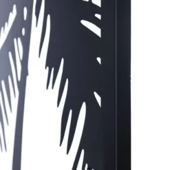 Lone Palm II Laser Cut Metal Wall Art Black - StyleCraft -Safavieh Store GUEST abcb195d 139e 4310 b55e aab8a5a582aa