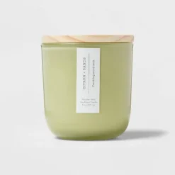 Citron And Sands Candle Green - Threshold™ -Safavieh Store GUEST ac29f15a 74a7 4509 9e2b 431f209854df