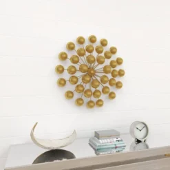 Metal Starburst Wall Decor With Orb Detailing Gold - Olivia & May -Safavieh Store GUEST adc7d2b4 7369 4e86 8932 c60989ab062f