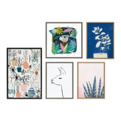 24" X 24" Sylvie Sloth Illo Framed Canvas Wall Art By Teju Reval Gray - Kate And Laurel 12 24" X 24" Sylvie Sloth Illo Framed Canvas Wall Art By Teju Reval Gray - Kate And Laurel -Safavieh Store GUEST b054f7c3 21c4 4498 9010 7040b01afd10