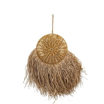 Round Hanging Accent Brown Seagrass, Rope & Jute By Foreside Home & Garden 6 Round Hanging Accent Brown Seagrass, Rope & Jute By Foreside Home & Garden - Image 4