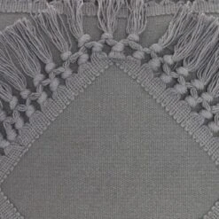 18"x18" Diamond Square Throw Pillow With Fringe - Nicole Curtis 15 18"x18" Diamond Square Throw Pillow With Fringe - Nicole Curtis -Safavieh Store GUEST b1a680f8 31c5 4f9d 8fca 9b2224739d09