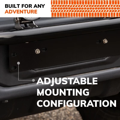 SYLVANIA - Universal License Plate Bracket - Lifetime Limited Warranty, Easy To Install Off Road LED Work Light, Best Quality Off Road Light, Truck, , Boat, ATV, UTV, SUV, 4x4 (1 PC) 4 SYLVANIA - Universal License Plate Bracket - Lifetime Limited Warranty, Easy To Install Off Road LED Work Light, Best Quality Off Road Light, Truck, , Boat, ATV, UTV, SUV, 4x4 (1 PC) - Image 2