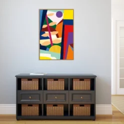 22" X 33" Wake Up And Be Bold By Megan Gallagher Framed Canvas Wall Art Light Brown - Amanti Art -Safavieh Store GUEST b3625460 b6f6 45bb afc5 93ff1191a90c