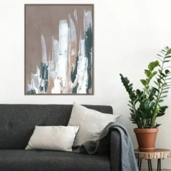 22" X 30" Shape Of Form I By JL Design Framed Canvas Wall Art Gray Wash - Amanti Art 13 22" X 30" Shape Of Form I By JL Design Framed Canvas Wall Art Gray Wash - Amanti Art -Safavieh Store GUEST b43cc381 197d 4412 a407 7375ee09a361