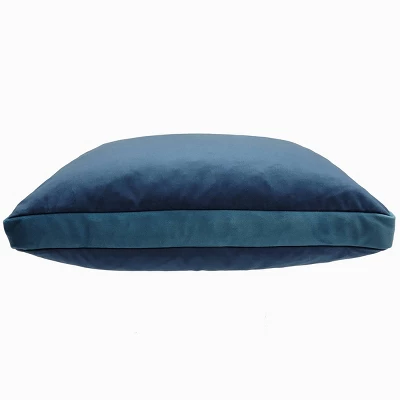 17"x17" Chelsea Contrast Square Throw Pillow Blue - Edie@Home 3 17"x17" Chelsea Contrast Square Throw Pillow Blue - Edie@Home