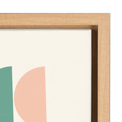 18" X 24" Sylvie Simple Shapes Framed Canvas Wall Art By Apricot And Birch Natural - Kate And Laurel 4 18" X 24" Sylvie Simple Shapes Framed Canvas Wall Art By Apricot And Birch Natural - Kate And Laurel - Image 2