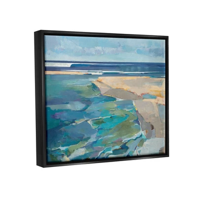 Stupell Industries Abstract Beach Landscape Pastel Cubism Painting 4 Stupell Industries Abstract Beach Landscape Pastel Cubism Painting - Image 2