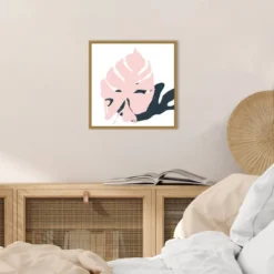 16" X 16" Protector By Niya Christine Framed Canvas Wall Art Pink - Amanti Art -Safavieh Store GUEST b9f704b6 8fba 4145 96b0 7febb8cddee9