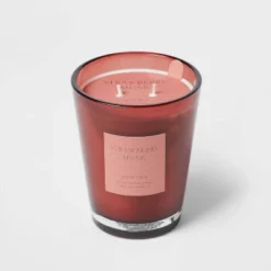 Colored Vase Glass With Dustcover Strawberry Musk Candle Red - Threshold™ 15 Colored Vase Glass With Dustcover Strawberry Musk Candle Red - Threshold™ -Safavieh Store GUEST bff6ffbf c36a 4e82 a556 ba31fee10532