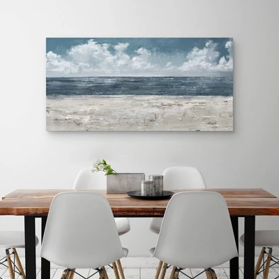 24" X 48" Beach Layers Light By Studio Arts Canvas Art Print - Masterpiece Art Gallery 3 24" X 48" Beach Layers Light By Studio Arts Canvas Art Print - Masterpiece Art Gallery