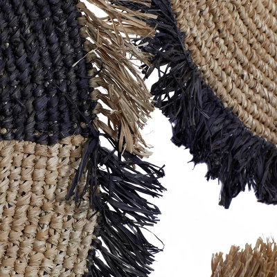 Bohemian Dried Plant Geometric Woven Wall Decor Set Of 3 Brown - Olivia & May 5 Bohemian Dried Plant Geometric Woven Wall Decor Set Of 3 Brown - Olivia & May - Image 3