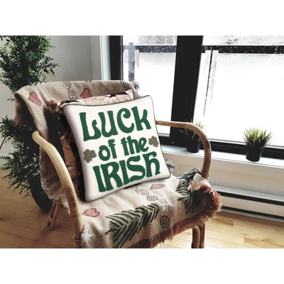 C&F Home 18" X 18" Luck Of The Irish Clover St. Patrick's Pillow 3 C&F Home 18" X 18" Luck Of The Irish Clover St. Patrick's Pillow