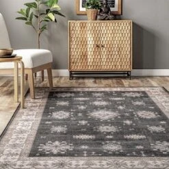 NuLOOM Mollie Machine Washable Traditional Border Area Rug -Safavieh Store GUEST c5570f5e 77cd 4fa5 b2e0 caba9d96b008