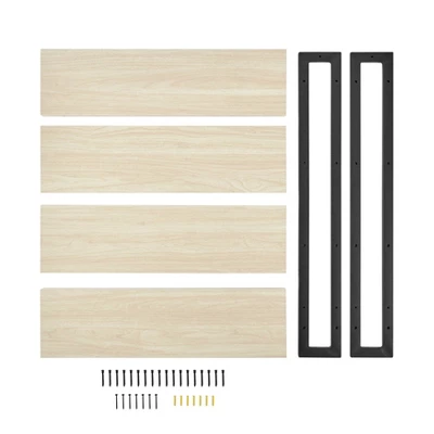 36" X 28.4" 4 Tier Floating Bracket Wall Shelf Unit - Danya B. 19 36" X 28.4" 4 Tier Floating Bracket Wall Shelf Unit - Danya B. - Image 17