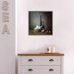 16" X 16" Kitchen Eggs And Bottles Still Life By Luiz Laercio Framed Wall Canvas - Amanti Art -Safavieh Store GUEST c6db5d69 0919 43de 8560 792fec76d9a3