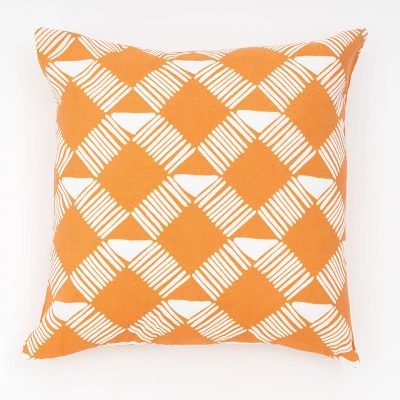 18"x18" Trellis Indoor/Outdoor Square Throw Pillow - Freshmint 8 18"x18" Trellis Indoor/Outdoor Square Throw Pillow - Freshmint - Image 6