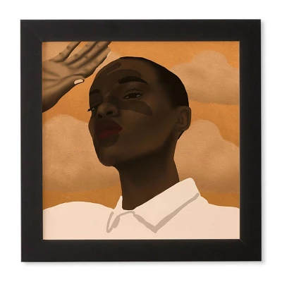 12" X 12" Nawaalillustrations Suns Out Framed Wall Art Black - Deny Designs 5 12" X 12" Nawaalillustrations Suns Out Framed Wall Art Black - Deny Designs - Image 3