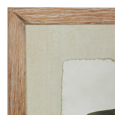 Wood Bird Framed Wall Art With Brown Frame Set Of 2 Brown - Olivia & May 4 Wood Bird Framed Wall Art With Brown Frame Set Of 2 Brown - Olivia & May - Image 2