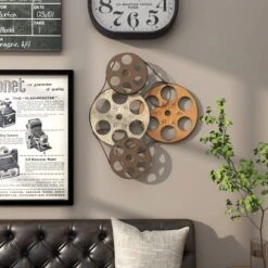Metal Film Reels Wall Decor - Olivia & May -Safavieh Store GUEST cda0e8bd 7255 41d5 bde7 07e4c069539f