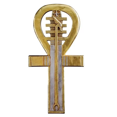 Design Toscano The Ancient Ankh, Egyptian Symbol Of Life Wall Sculpture 3 Design Toscano The Ancient Ankh, Egyptian Symbol Of Life Wall Sculpture