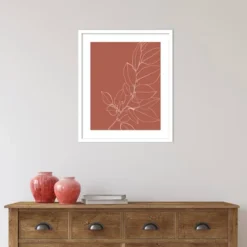 21" X 25" Warm Magnolia Branch II By Karyn Panganiban Wood Framed Wall Art Print - Amanti Art -Safavieh Store GUEST cf46ece8 8b14 42bc 929f 0700c104fad7