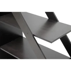 59" Psinta Modern Shelving Unit Dark Brown - Baxton Studio