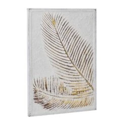 Metal Leaf Relief Palm Wall Decor With Gold Detailing Gold - Olivia & May -Safavieh Store GUEST d3093bb5 181b 496c 8253 f905b052d5eb