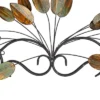 10" X 34" Metal Leaf Wall Decor Brown - Olivia & May -Safavieh Store GUEST d42cb17f 738f 4ae5 9488 520fb566b45b