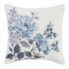 Laura Ashley Chloe Floral Embroidered Throw Pillow Blue 2 Laura Ashley Chloe Floral Embroidered Throw Pillow Blue -Safavieh Store GUEST d66e01ed b21a 4ec3 a6f4 177719ffdcbc