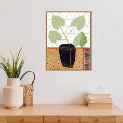 18" X 24" Gold Tablecloth 5 By Marisa Anon Framed Canvas Wall Art - Amanti Art -Safavieh Store GUEST d7032c81 49ac 4058 a795 8a0687e2a0bc